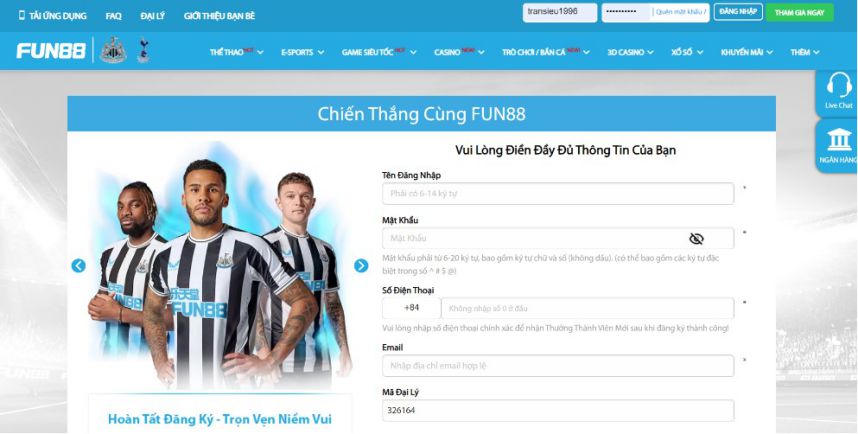 Đăng ký làm thành viên của trang web game J88 và bạn sẽ nhận được 100000 đô la - J88